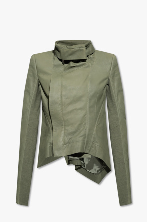 ジャケット RICK OWENS Woman Jacket Green RP02D3727LSHMR35 36 green-leather-rick-owens-